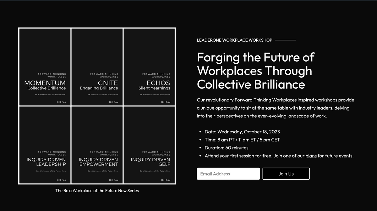 Forging the Future of Workplaces Through Collective Brilliance