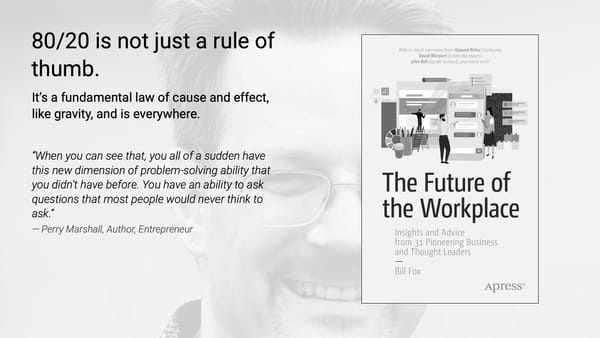 How to Get 80/20 to Work for You